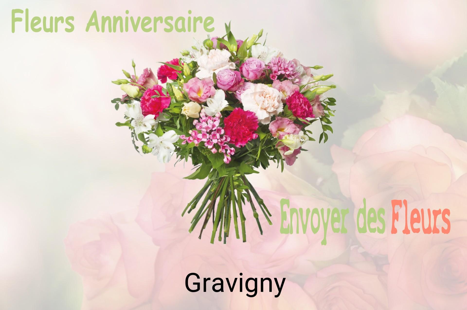 Bouquet de fleurs d’anniversaire livré à Gravigny