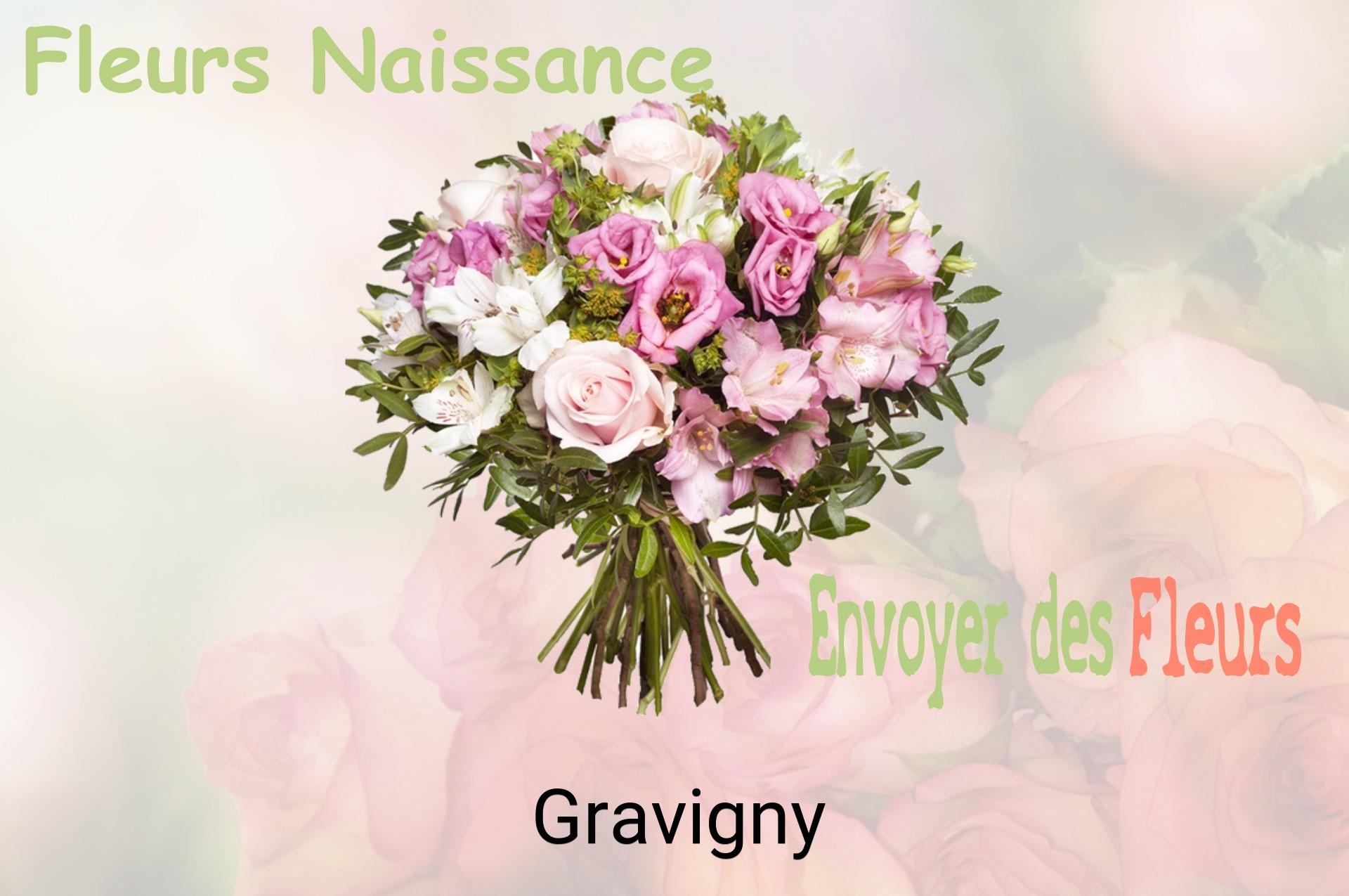 Bouquet de fleurs de naissance livré à Gravigny